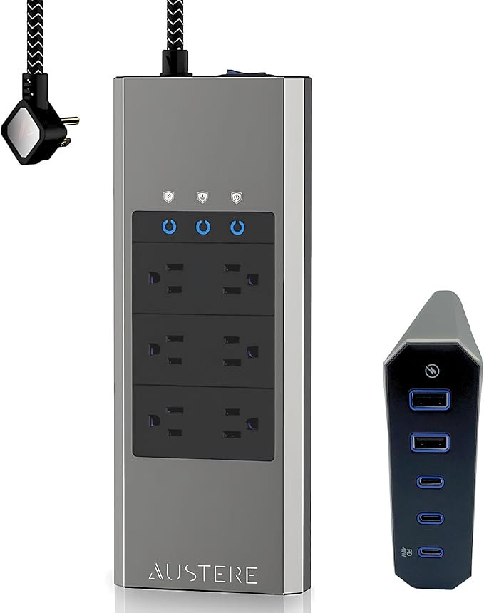 Austere VII Series Surge Protector Power Strip